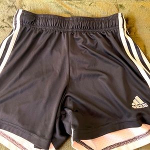 ADIDAS black and white shorts